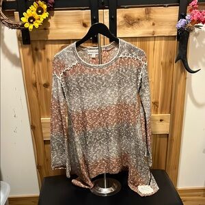 Knox Rose Earthy Tones Crew Neck Sweater